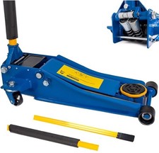 AMC Cric Sollevatore Idraulico Carrello Professionale 4T Ruote Bidirezionali a C