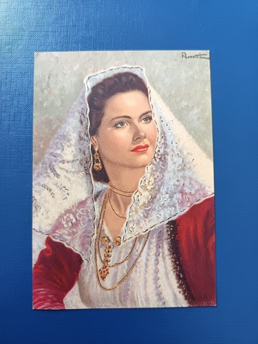 12498 cartolina costumi sardi - cartolina,