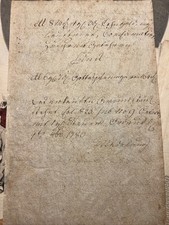 1780 originale antico