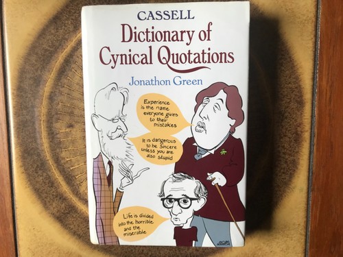 Cassell dictionary cynical - cassell, of