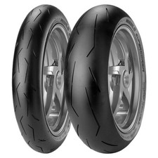 COPPIA GOMME PIRELLI 120/70-17 (58W) + 190/55-17 (75W) DIABLO SUPERCORSA BSB