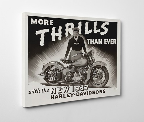 Poster harley davidson 1937 - poster,