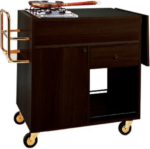 Carrello flambe 143x58x85h - carrello,