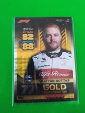 Card Valtteri Bottas - Gold Limited Edition - LE 16G - Topps F1 Turbo Attax 2022