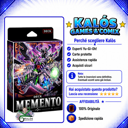 Yugioh mazzo deck memento da - yugioh!,