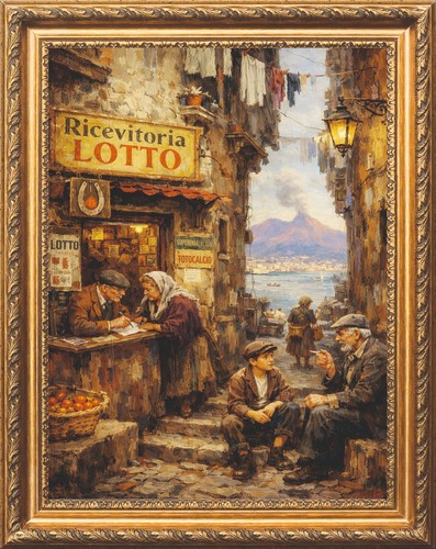 Quadro stile 800 napoletano - 800,