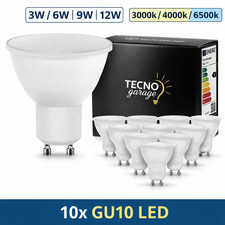 10x Lampadine GU10 LED 3W 6W