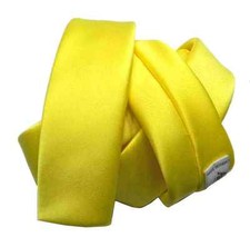 CRAVATTA STRETTA GIALLA