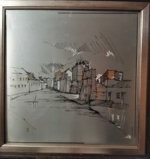 QUADRO  SU LAMINA DI