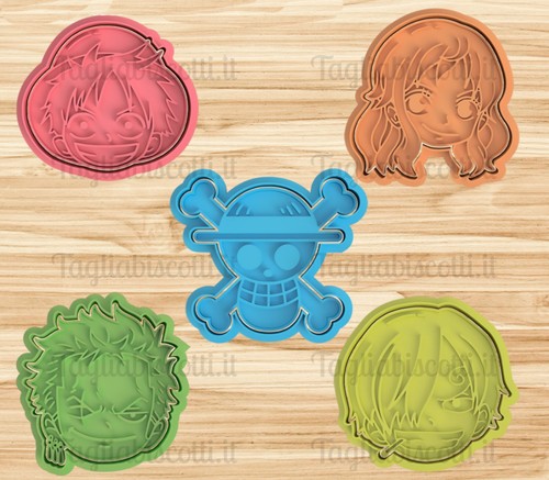 One piece visi cookies cutter - piece,