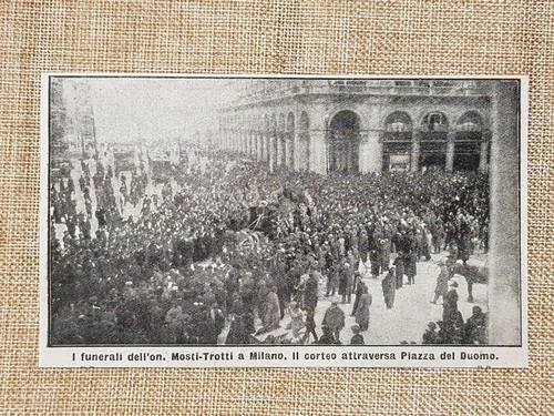 Milano nel 1915 - , funerale