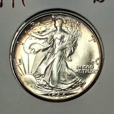 1944 MEZZO DOLLARO LIBERTY A