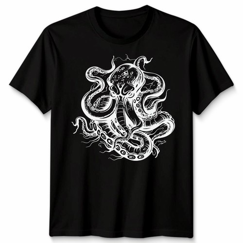 Shirt uomo octopus marine - uomo,
