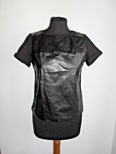 Maglia  T-SHIRT sotto giacca ZARA Basic IN ECO PELLE  tg S  Colore Moda 