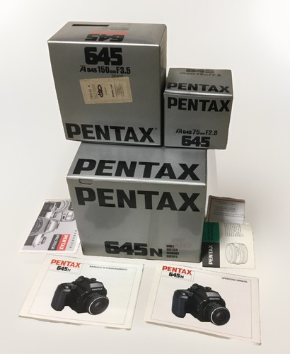 Pentax 645 kit - scatole, vuote