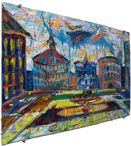 Olio originale pittura arte - originale█pittura,