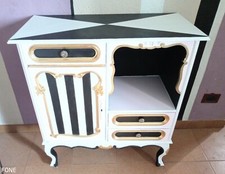 mobiletto porta telefono In legno