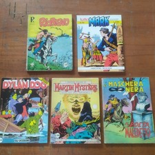 Giornalini-VINTAGE- LOTTO DI 5 / DIVERSI COME DA IMMAGINI- USATI -ORIGINALI