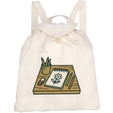 Zaino 'Disegno Scrivania Con Sketchbook E Matite' (RK00042003)