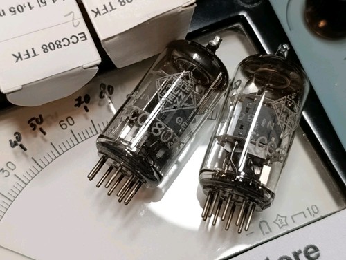 Coppia tubi telefunken ecc 808 - tubi,