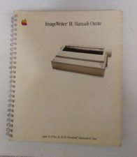 VINTAGE-APPLE: Manuale Utente IMAGE WRITER II per APPLE II,II Plus,IIc,IIe,IIgs 
