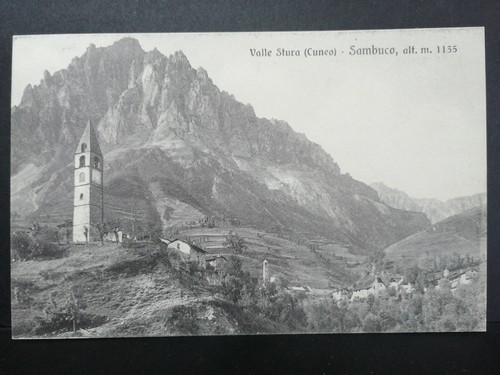 Cartolina valle stura - valle, sambuco