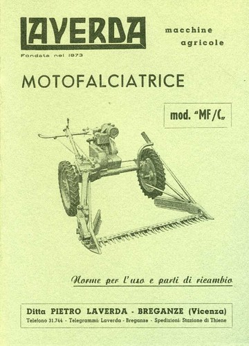 Motofalciatrice laverda mfc - motofalciatrice,