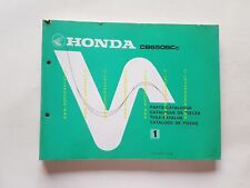 HONDA CB 650 SC 1981 catalogo ricambi ORIGINALE Spare Parts Catalogue