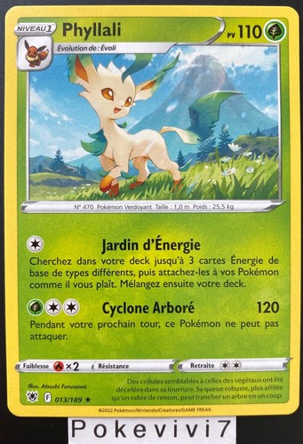 Carte pokemon phyllali 013 - pokemon, 013/189