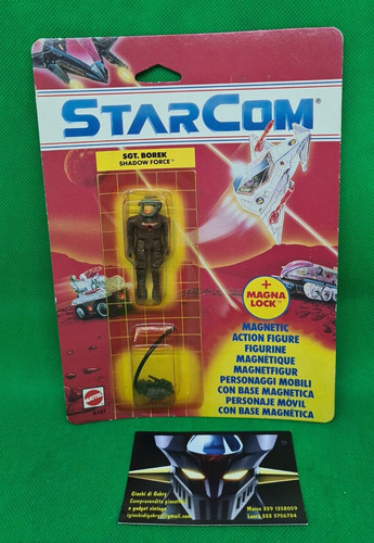 Mattel starcom sgt borek - mattel,