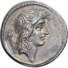 Cassia, Denier, 55 BC, Rome