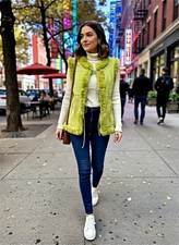 Gilet Revue in camoscio e