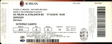 Biglietto stadio AC Milan vs
