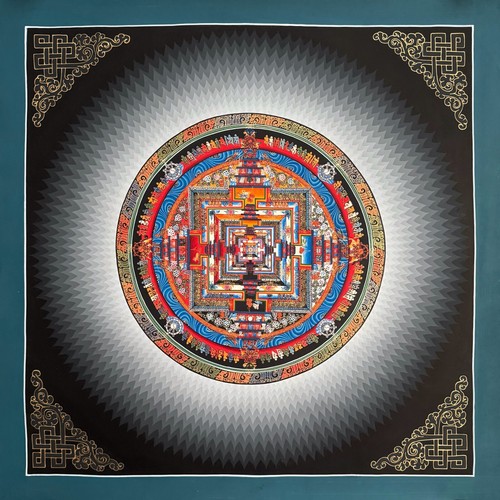 Quadro thangka mandala - thangka,