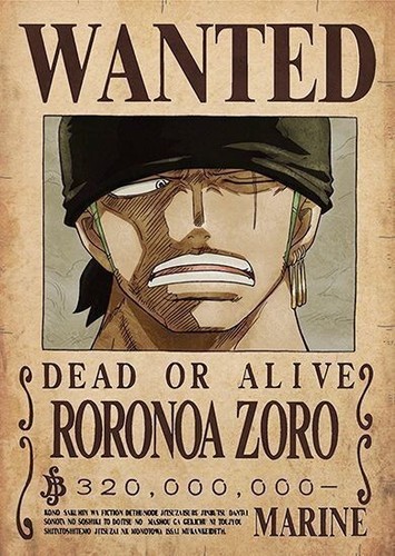 Poster one piece roronoa - poster, zoro