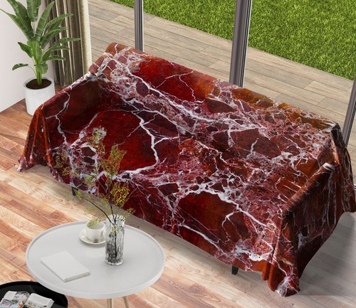 Copridivano rosso profondo - 3d,