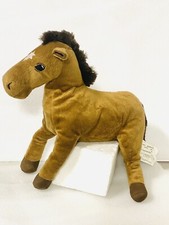 Peluche cavallo pony marrone