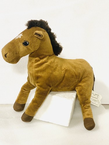 Peluche cavallo pony marrone