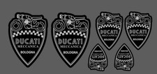 6 stickers shield Ducati