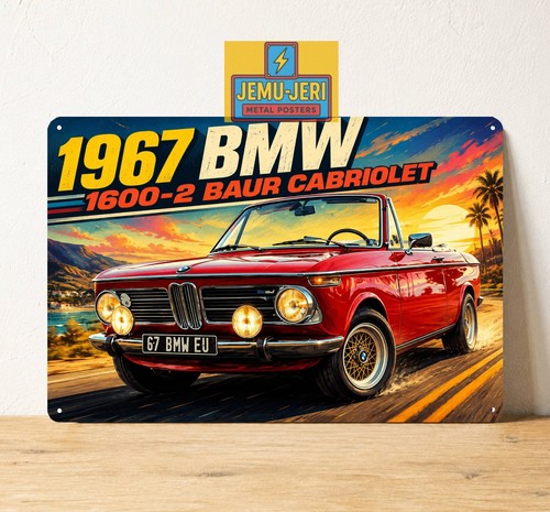 Poster insegna metallo auto - metallo,