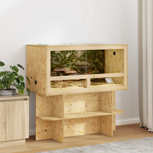Terrario marrone osb recinto - terrario,