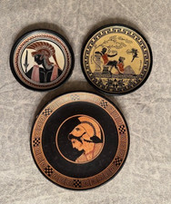 Set 3 piatti da parete greci