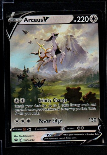 Arceus swsh204 black star - arceus, v