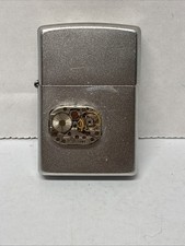 Zippo lighter brushed - brushed, chrome