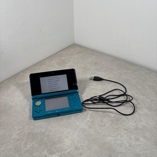 Nintendo 3ds aqua blue - nintendo,
