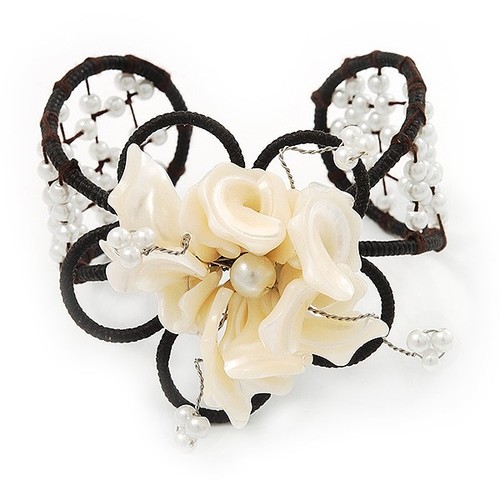 Bracciale con filo fiore - filo,