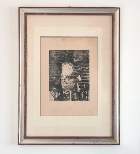 Quadro dipinto acquaforte