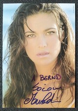 11191 Manuela Arcuri Italia cartolina autografata originale firmata