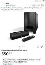 Bose Cinemate 15 subwoofer