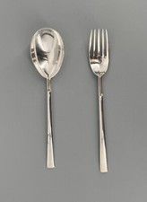 *SET POSATE CARLO SCARPA CLETO MUNARI ARGENTO STERLING 1977 FORCHETTA CUCCHIAIO